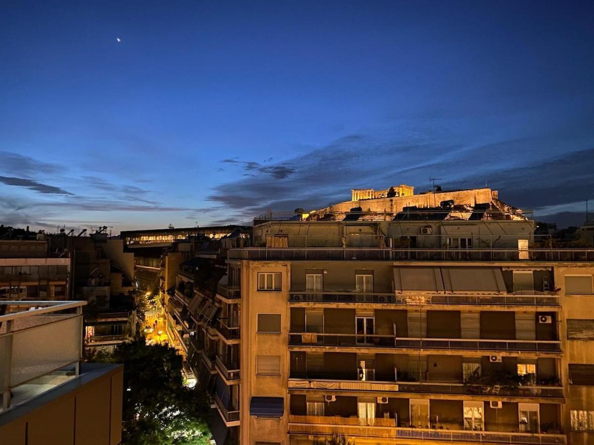 Lovely Apt W/Heated Jacuzzi &Full Acropolis View Афины Экстерьер фото