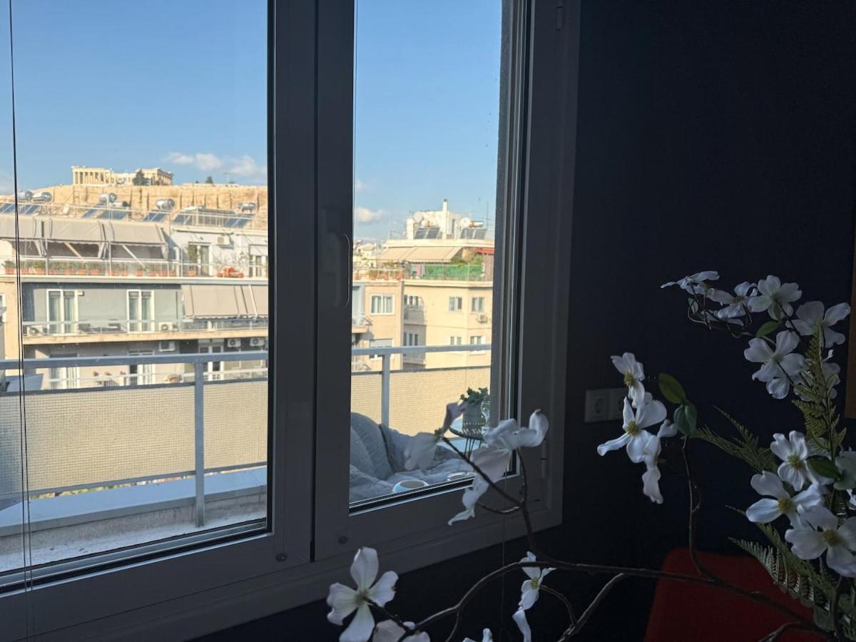 Lovely Apt W/Heated Jacuzzi &Full Acropolis View Афины Экстерьер фото